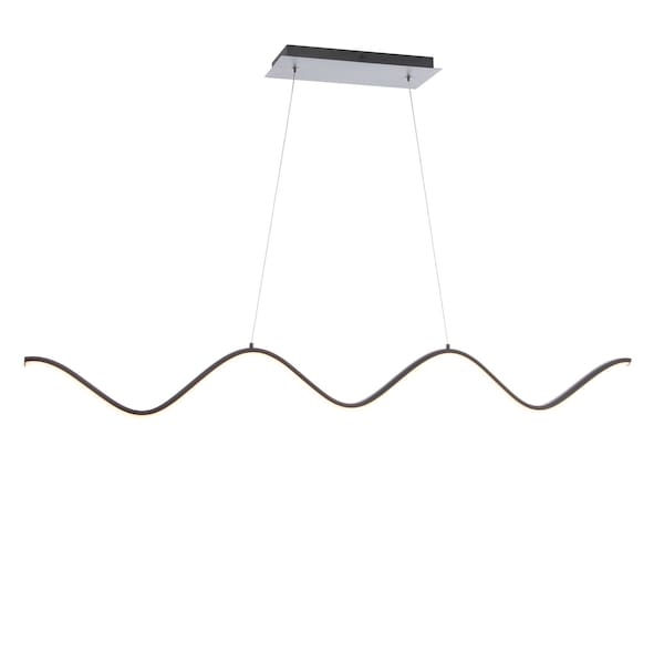 Morae 44in LED Linear Pendant 3000K In Black